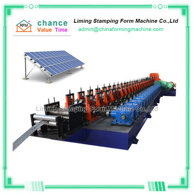 20-25 Channels 30m/Min Roll Forming Equipment Automatic For Photovoltaic Mounting