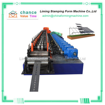 Automatic 3mm Solar Panel Frame Roll Former Machine Efficient 30m/Min
