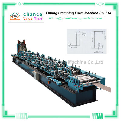 Gr12 Roller Kun Automatic C Purlin Roll Forming Machine For Roof Decoration