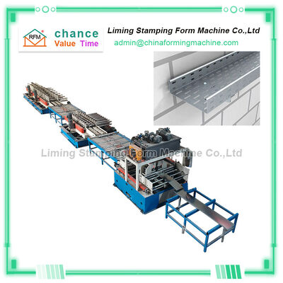 0.3mm 380v Chains Drive Cable Tray Roll Forming Machine