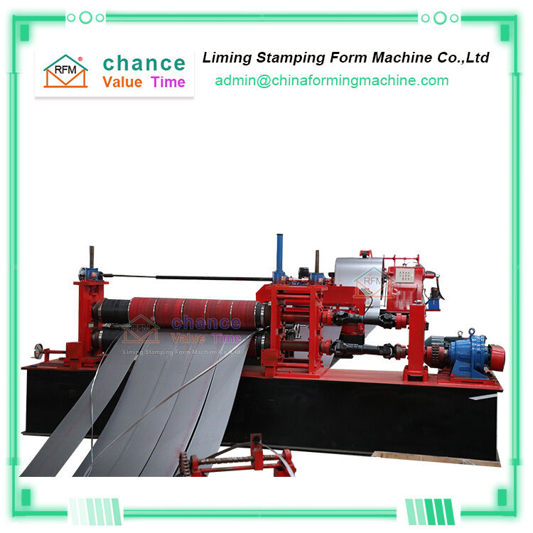 Metal Quality Automatic Coil Cutting High Cutter Decoiler Slitting Line Machine Automatic Coil Slitting Line with PLC Electronic Control System and Hydraulic Power for Metal Coil Slitting Operations