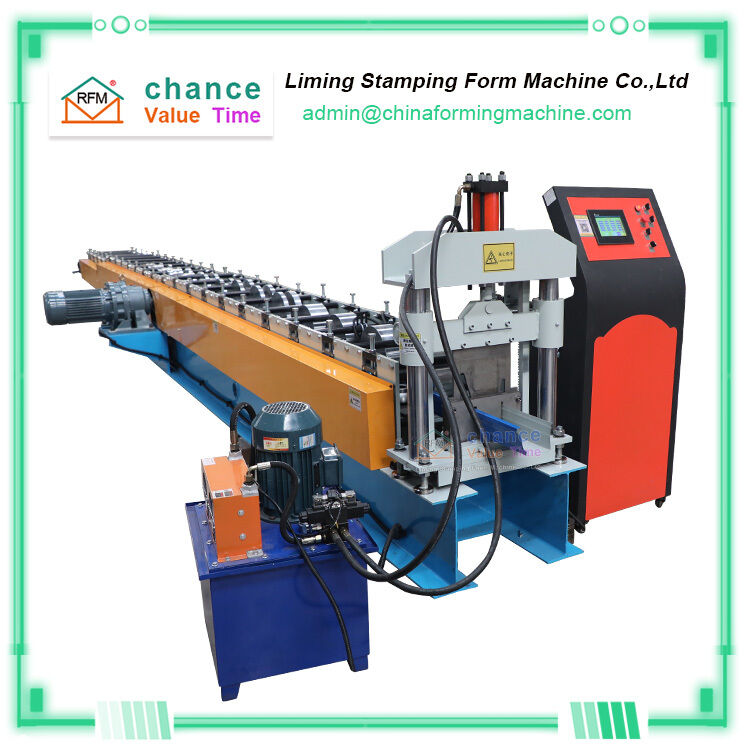 High Efficiency Rain Drain Metal Roofing Water Gutter Making Machine