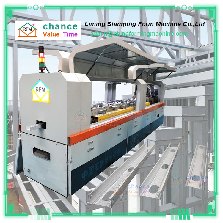 Light Gauge Steel Framing Machines for Construction of Stable Light Steel Frame Villa Keel Structures with Foundation Solutions