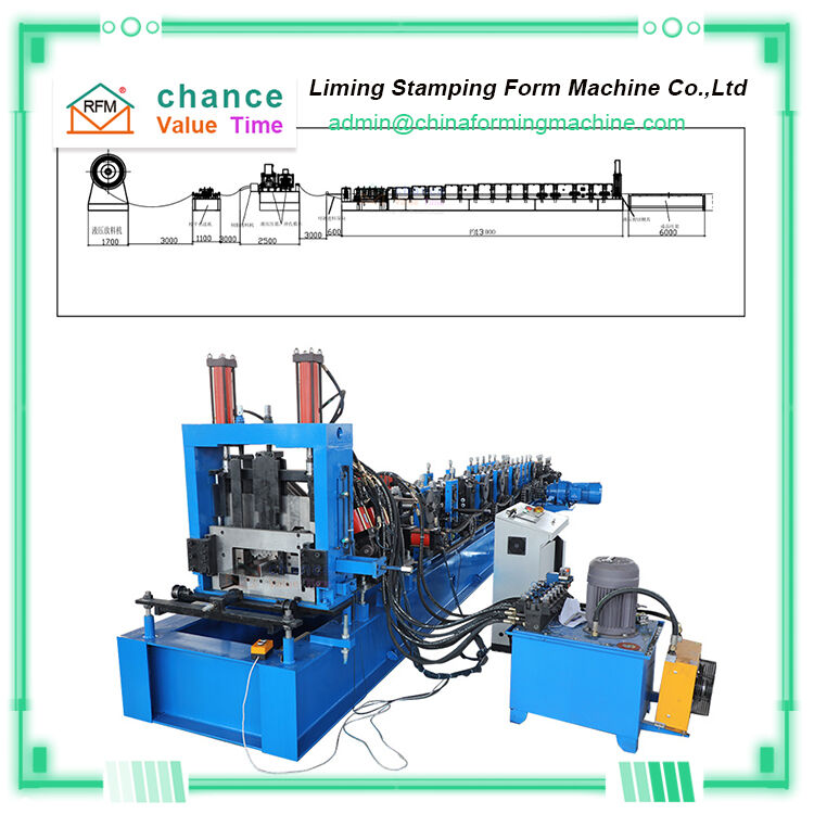 Selling Automatic Building Material Metal Steel C Z Channel Purlin Roll Forming Making Machines