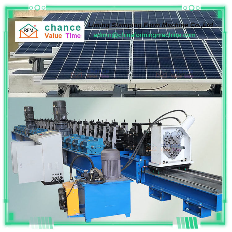 Hebei Liming Solar Panel Steel Bracket Photovoltaic Roof Strut Roll Forming Machine
