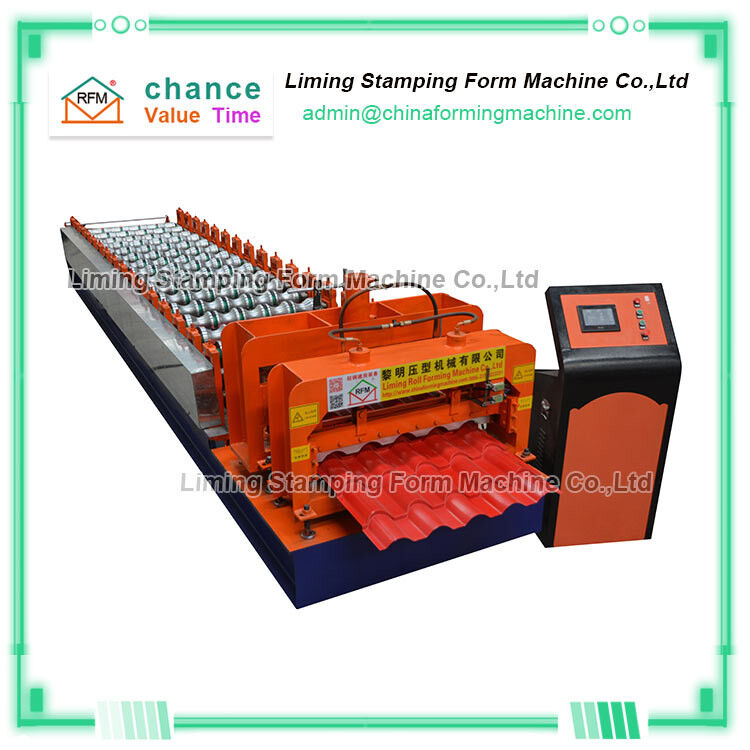 Metal Glazed Tile Roofing Sheet Roll Forming Machine