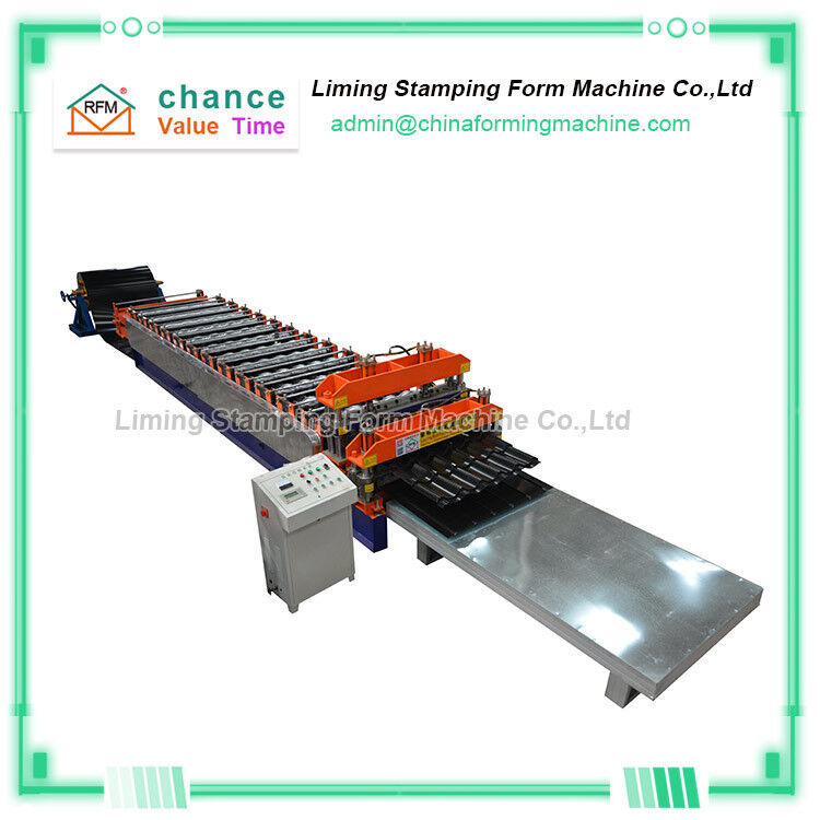 Liming Metal Roofing Sheet Making Machine , 3.5T Colour Coated Sheet Making Machine