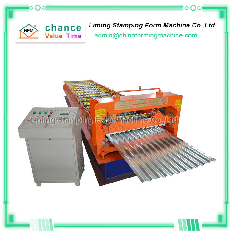 770 Corrugated Metal Roofing Sheet Roll Forming Machine