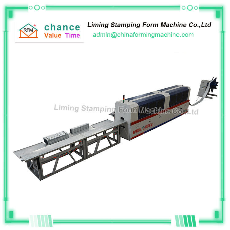 PLC Light Gauge Steel Machine , W182mm Villa Keel Forming Machine