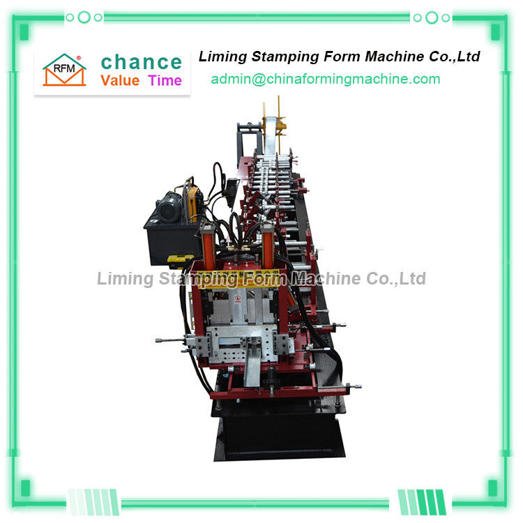C and Z Purlin Roll Forming Machine , Purlin Punching Forming Machine