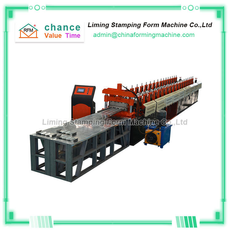 380V Automatic Roll Forming Machine , Carriage Plate Making Machine 15 stations