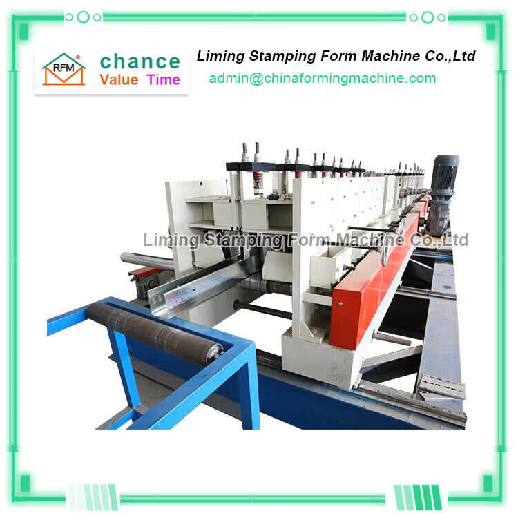 22 rows Cable Tray Manufacturing Machine , 15KW Cable Tray Production Line