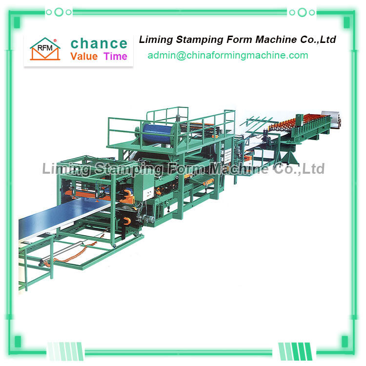 5m/min Sandwich Panel Production Line Easy Operate