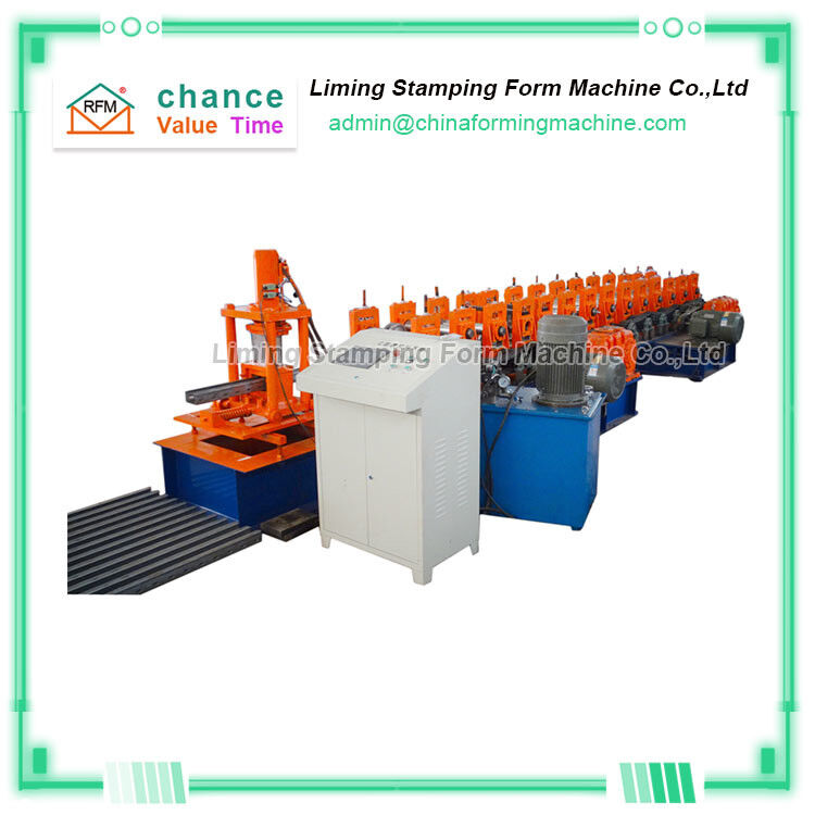 Warehouse Shelf Rack Roll Forming Machine PLC Control