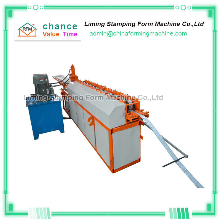 Steel Coil Roll Forming Machine , 45kw Shelf Roll Forming Machine