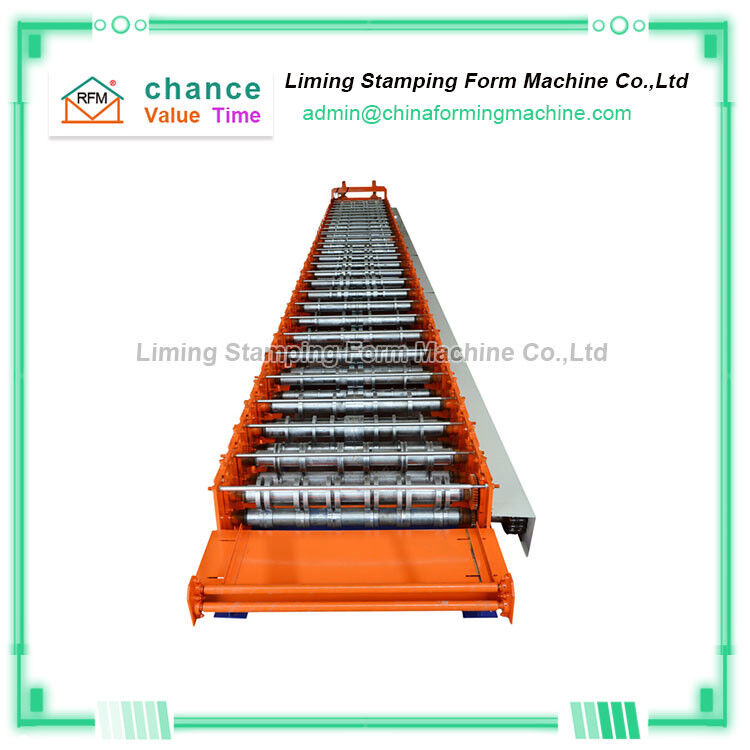 720 Metal Deck Forming Machine , Glazed Decking Forming Machine