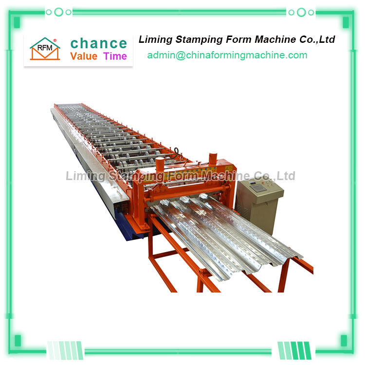 Galvanized Plate Floor Deck Machine 13000KG 40Cr Shaft