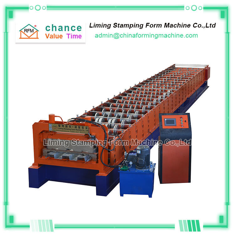 880 Steel Deck Roll Forming Machine 2mm accuracy