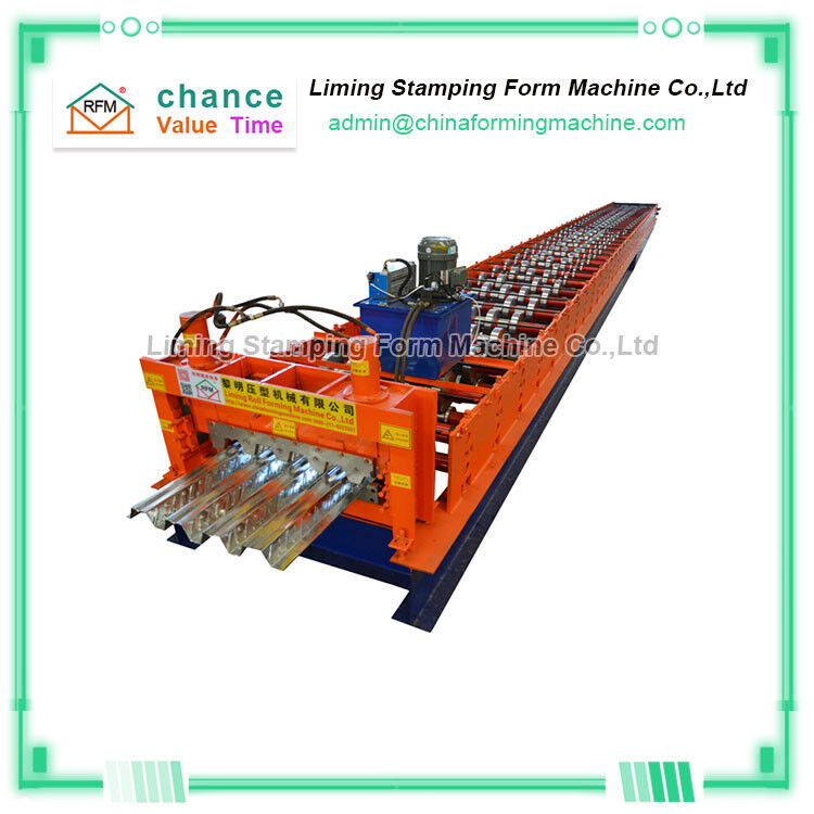 CNC Floor Decking Machine , 40Cr Steel Floor Tiles Making Machine