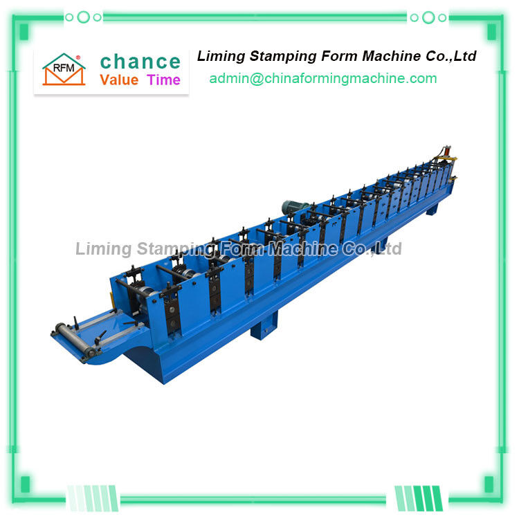 Steel Gutter Roll Forming Machine 10x1x1.2M 2 Years Warranty