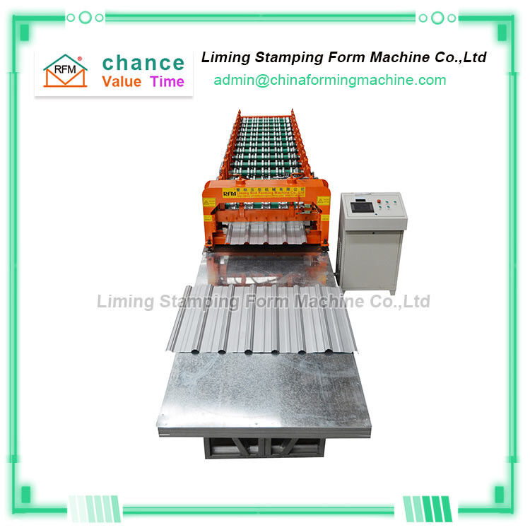 Steel Roofing Sheet Interlocking Tile Making Roll Forming Machine Prices