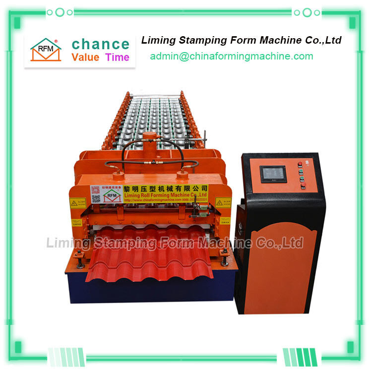 Gi Concrete Tiles Making Machine , HRB90 Metal Roofing Machine
