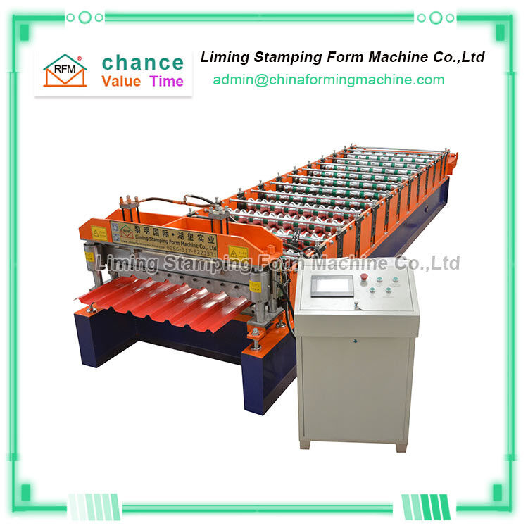 Aluzinc Roofing Sheet Roll Forming Machine High Speed