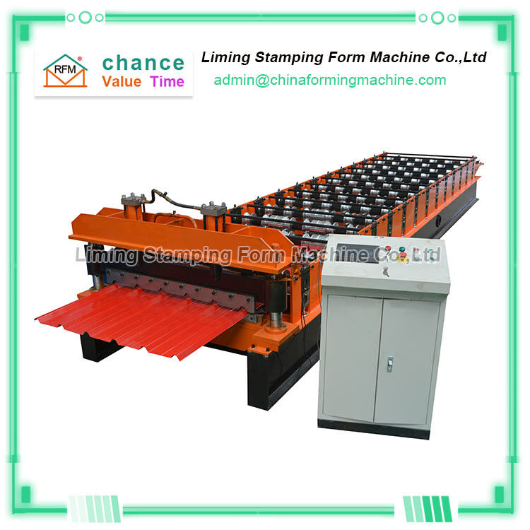 Q235 Iron Sheet Making Machine , 6000KGS Roof Sheet Forming Machine