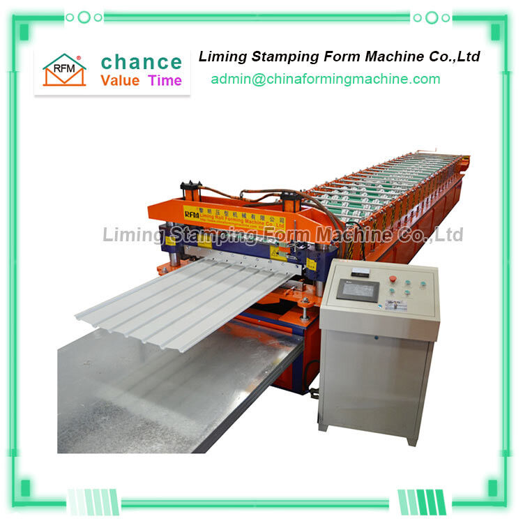 Corrugated PPGI Profile Sheet Manufacturing Machine 16m/min