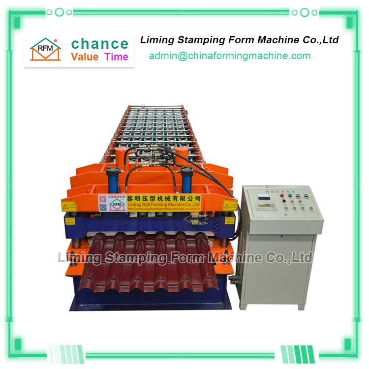 15m/Minute Roofing Sheet Roll Forming Machine Glazed Metal