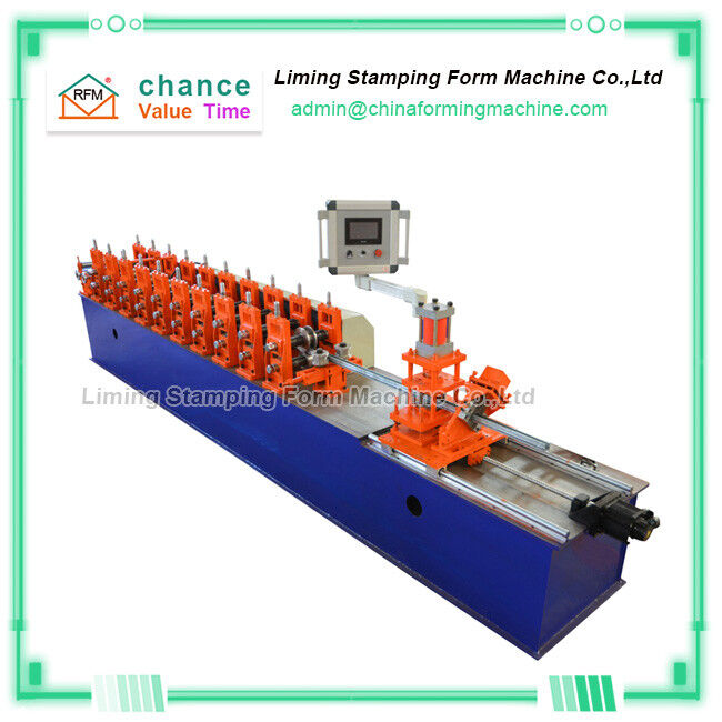 12 Row Forming Office Building Partition C-Type Keel Forming Machine Production Speed 50m / Min
