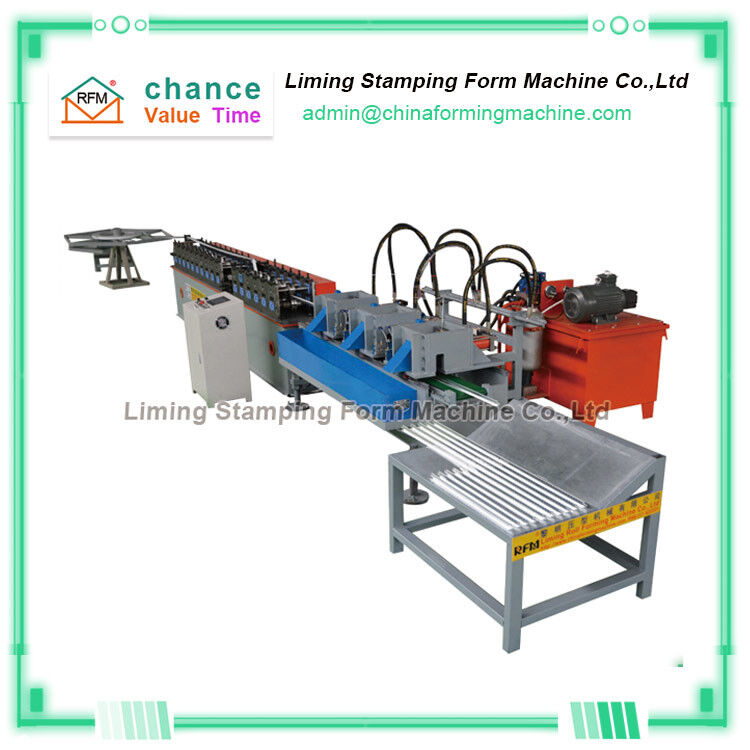 T bar Stud And Track Roll Forming Machine , 6T Light Gauge Steel Framing Machines