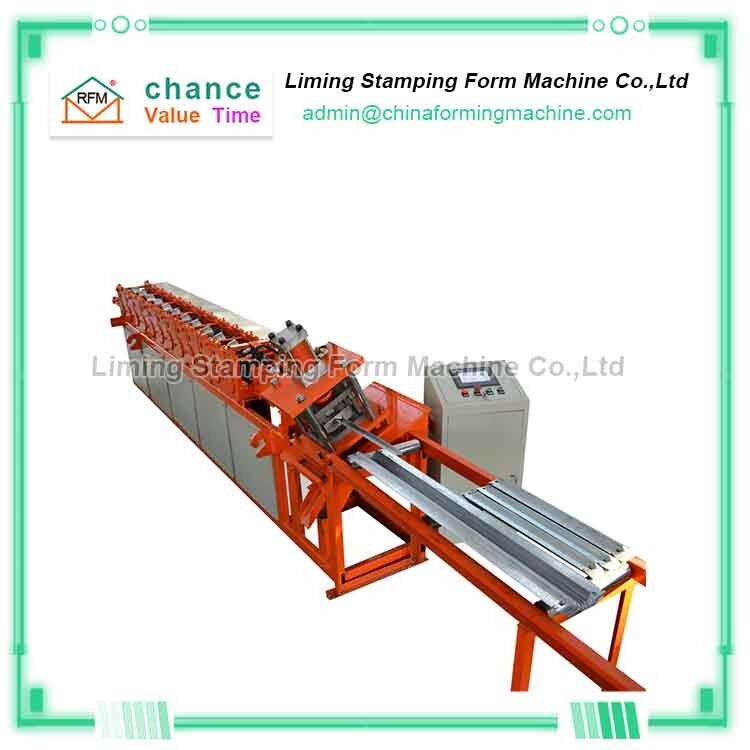 8kw Plc Shelf Column Metal Roll Forming Machine For Building Materials Supermarket