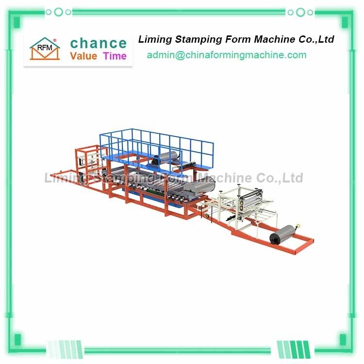 House Construction Foam Composite Board Sandwich Panel Line For 1200mm