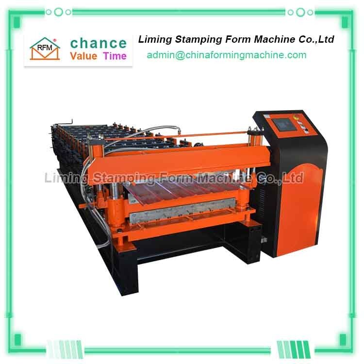 Double Layer Metal Roof Making 0.8mm Custom Roll Forming Machine