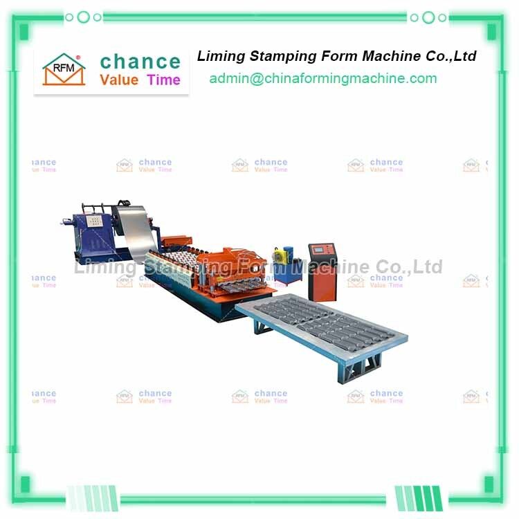 45m/Min Colored 0.3mm Glazed Tile Roll Forming Machine