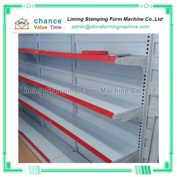 Corrosion Resistant Shelf Back Plate PLC Metal Roll Forming Machine