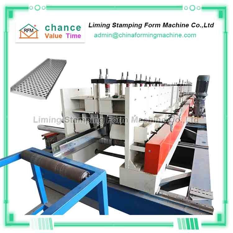 Effective Width 100-600mm Cable Tray Making Machine Production Speed 20m/Min