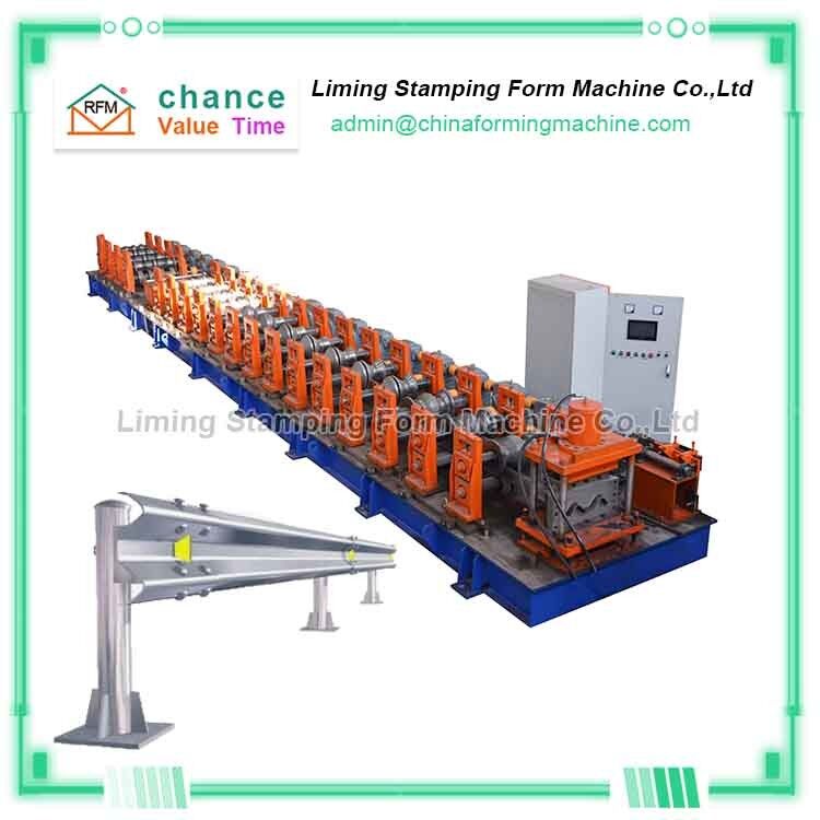 380v 50hz 15m/Min Traffic Guardrail Rollform Equipment Liming
