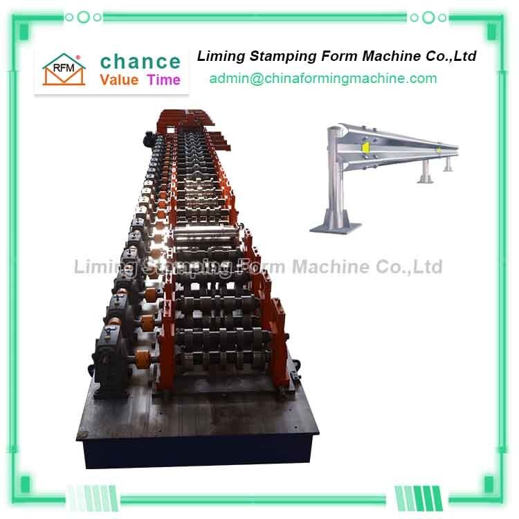 Casting Medium Plate 22kw Liming Highway Guardrail Roll Forming Machine