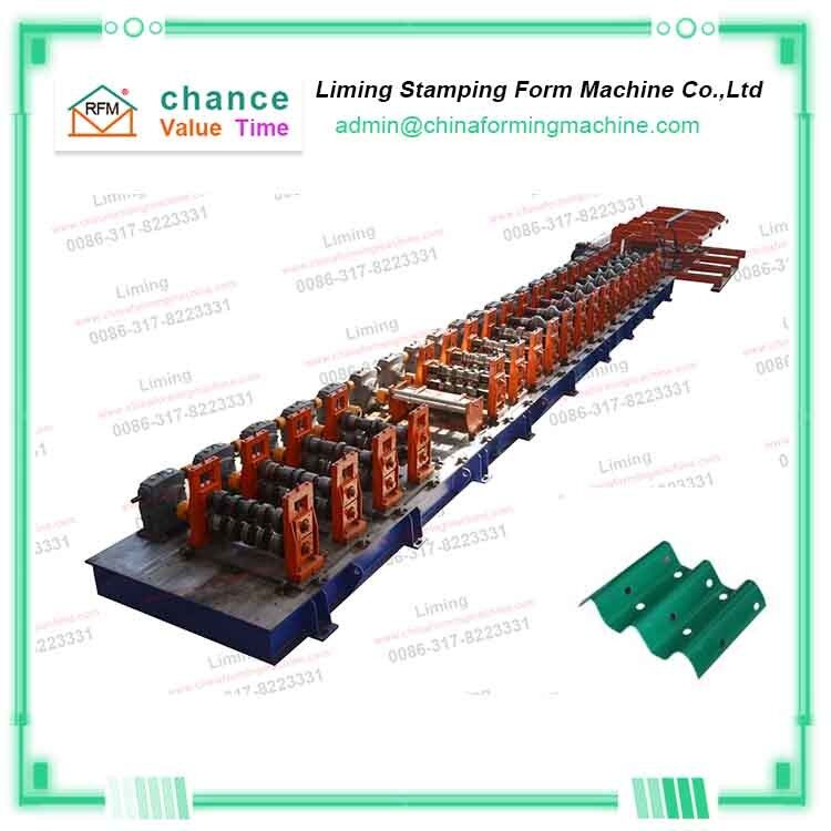 Automatic 20m/Min High Speed Liming Highway Guardrail Machine