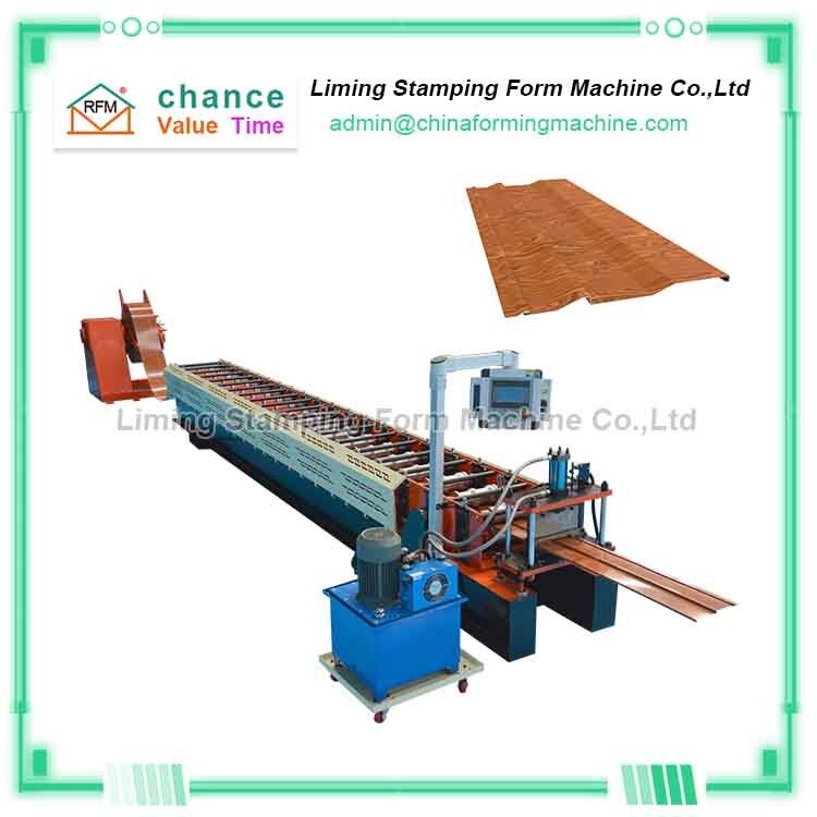 20m/Min Exterior 220v Wall Panel Machines Steel Plate Tile Making