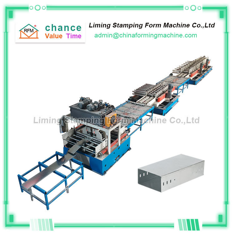Gr15 Trunking 0.3mm Cable Tray Roll Forming Machine 380v