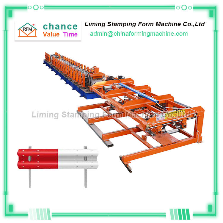 Siemens Motor Drive Guardrail Forming Machine Automatic Three Wave 15m/Min