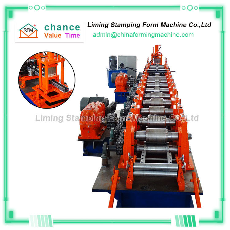Error ±1 Mm 220v 0.8mm Rack Roll Forming Machine Automatic Quick Punching