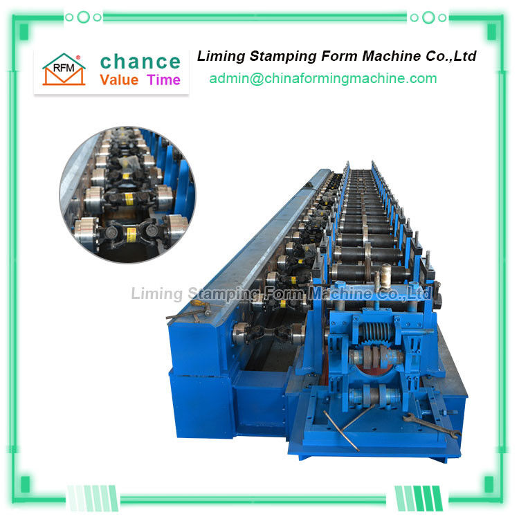 Photovoltaic 1mm High Speed Roll Forming Machine Flying Saw Cutting Punching 30m/Min