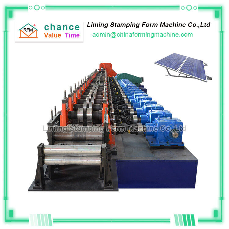 15m/Min Metal Forming Machine Solar Photovoltaic Channel Manufacturing