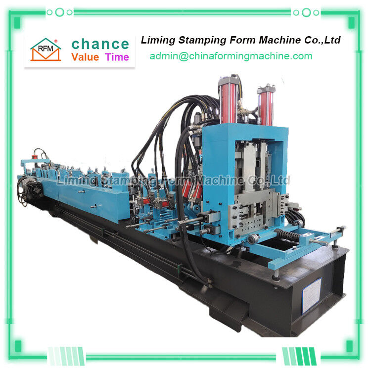 Roof Truss Purlin Roll Forming Machine One Piece Cast Intermediate Plate Cz Adjustable