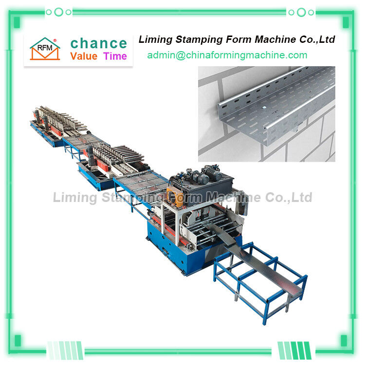 0.3mm 380v Chains Drive Cable Tray Roll Forming Machine