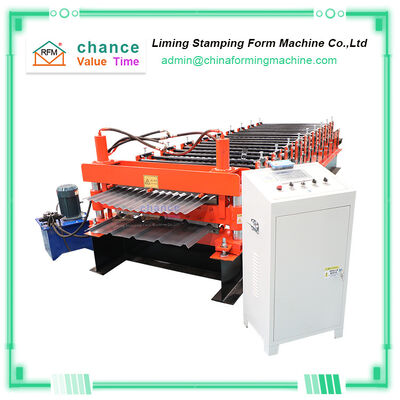 Automatic Metal Ibr Roof/Roofing Iron Sheet Tile Panel Roll Forming Making Machine